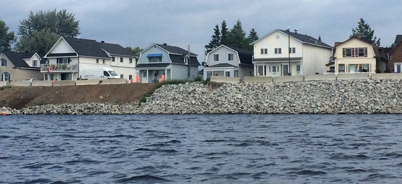 It's hard to encourage citizens to maintain natural shorelines when the city does this!