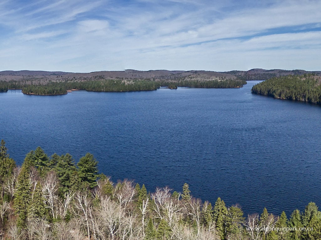 The ice-free surface of Lake Opeongo (image courtesy of The Friends of Algonquin Park)
